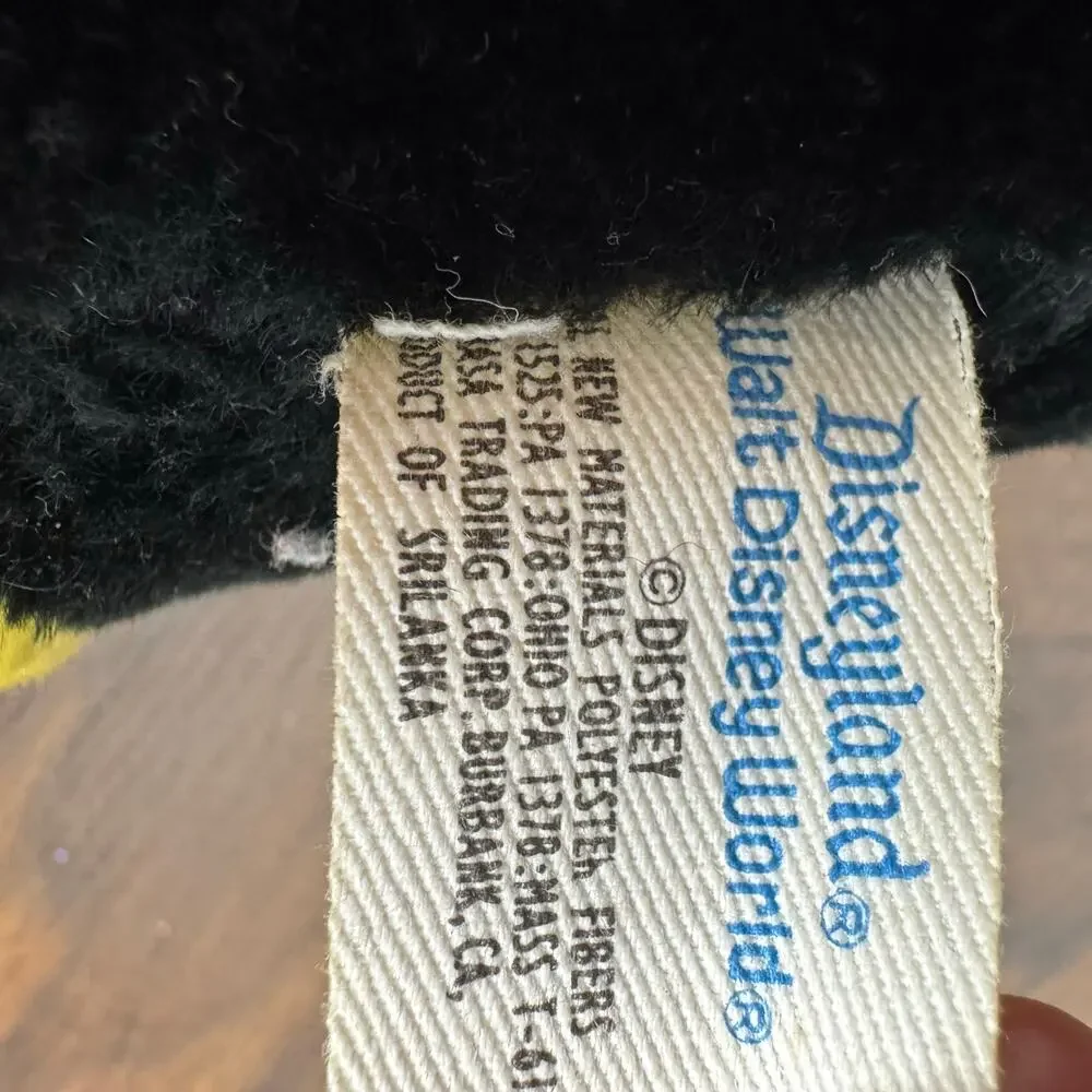 Vtg Disneyland Walt‎ Disney Sitting Minnie Mouse Plush Stuffed Animal Toy